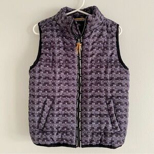 Timberland Charcoal Patterned Toddler Puffer Vest